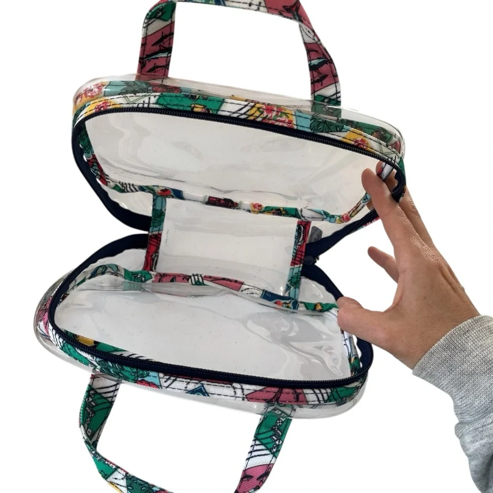 Vera Bradley Mini Ditty Cuban Stamps travel set 2 pieces - Picture 15 of 16